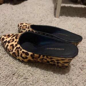 Antonio Melani Animal Print Wedges
